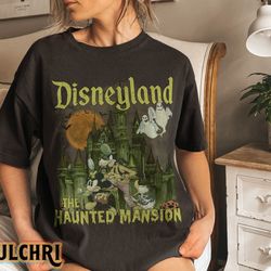 vintage disneyland haunted mansion shirt, the haunted mansion shirt, mickey halloween shirt, retro h