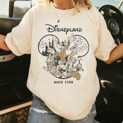 vintage disneyland shirt, disneyland est 1955 california shirt, mickey and friends shirt retro magic