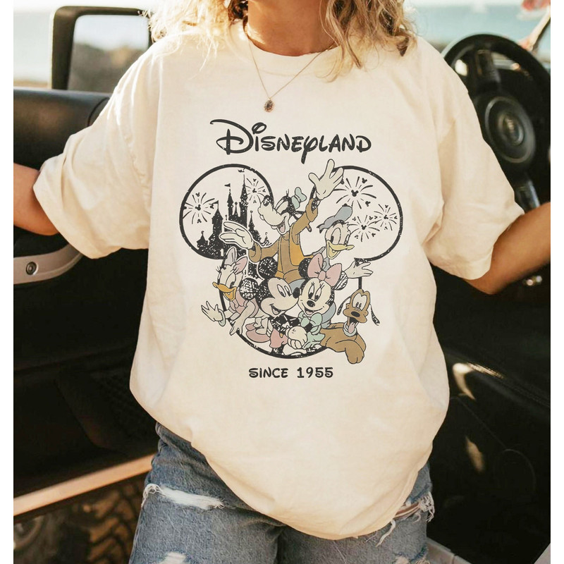 Vintage Disneyland Shirt, Disneyland Est 1955 California Shirt, Mickey And Friends Shirt Retro Magic Kingdom Shirt, Disney Family Trip Shirt - 1.jpg