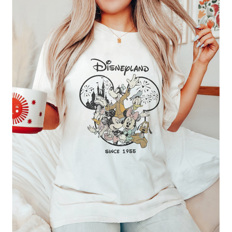 Vintage Disneyland Shirt, Disneyland Est 1955 California Shirt, Mickey And Friends Shirt Retro Magic Kingdom Shirt, Disney Family Trip Shirt - 2.jpg