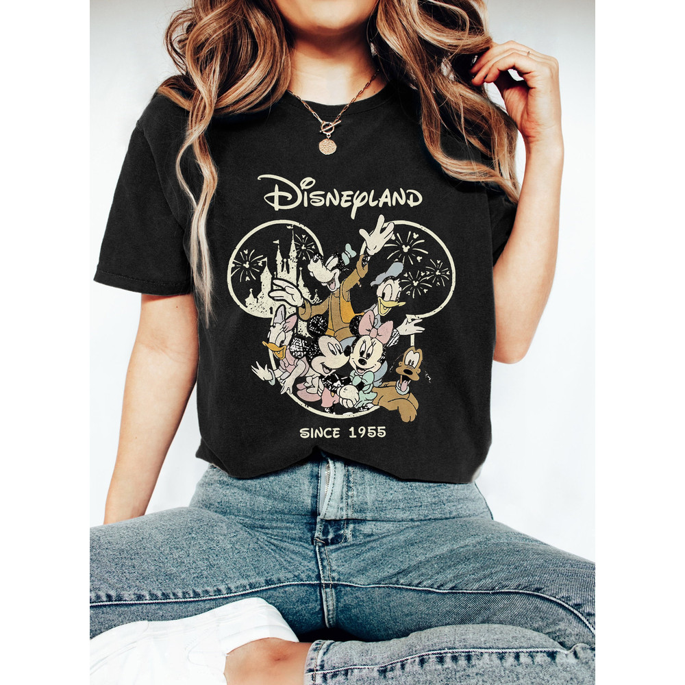 Vintage Disneyland Shirt, Disneyland Est 1955 California Shirt, Mickey And Friends Shirt Retro Magic Kingdom Shirt, Disney Family Trip Shirt - 4.jpg
