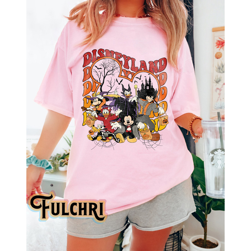 Vintage Disneyland Mickey And Friends Halloween Shirt, Disney World Halloween Shirt, Disney Trip Shirt, Halloween Pumpkin Shirt - 7.jpg