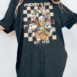 vintage mickey co 1928 shirt, mickey and friends shirt, magic kingdom shirt, disneyland shirt, disn