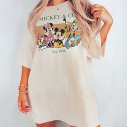 vintage mickey and co 1928 shirt, mickey and friends shirt, magic kingdom shirt, disneyland shirt, d