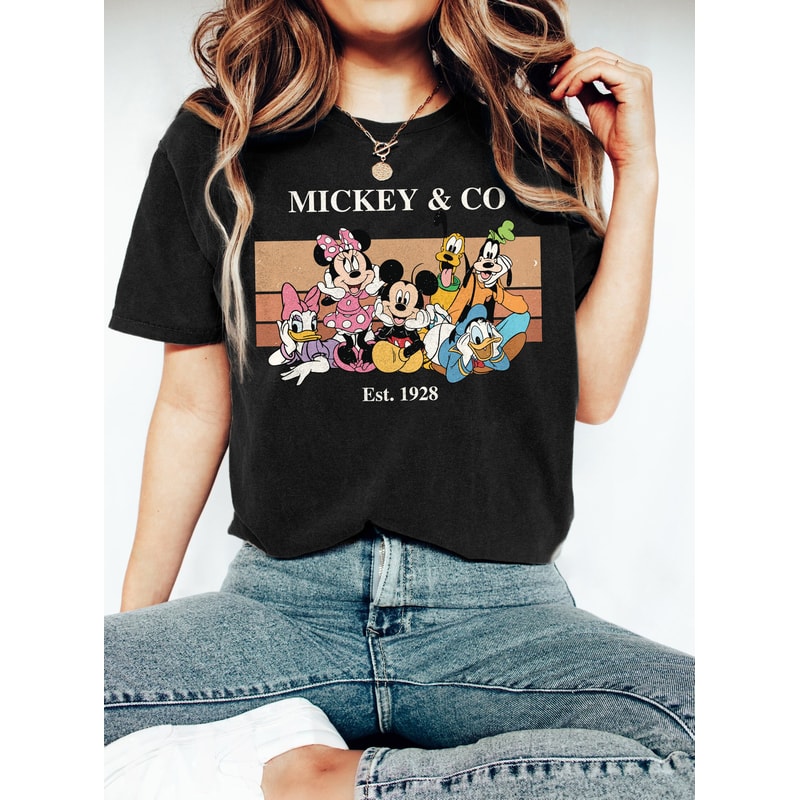 Vintage Mickey And Co 1928 Shirt, Mickey And Friends Shirt, Magic Kingdom Shirt, Disneyland Shirt, Disneyworld Shirt, Disney Family Shirt - 6.jpg