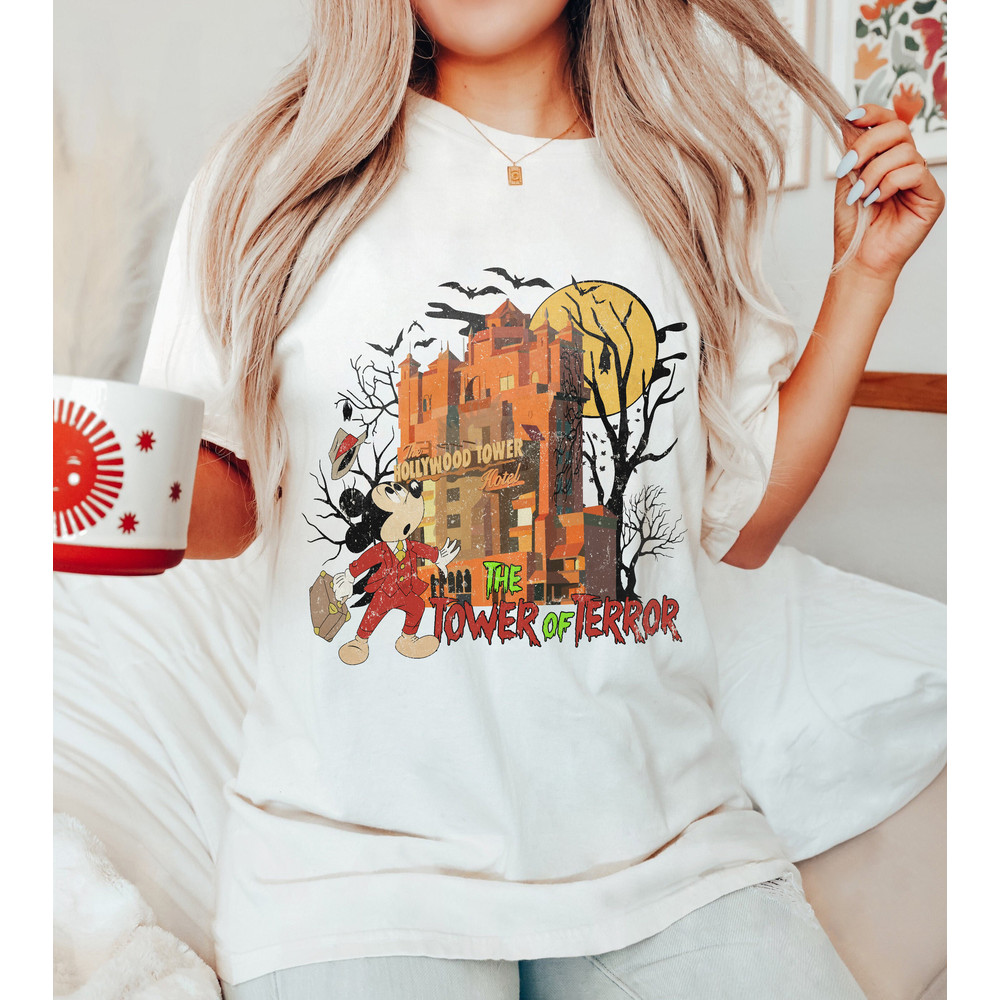 Vintage Mickey The Tower Of Terror Shirt, Retro Mickey Halloween Shirt, Hollywood Studio Halloween Shirt, Disneyworld Halloween Shirt - 3.jpg