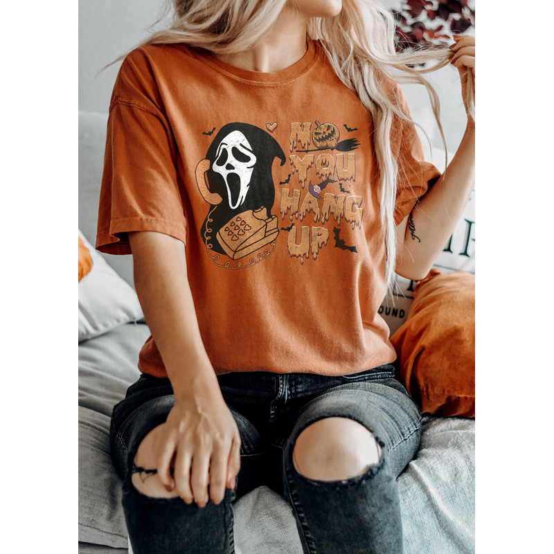 Vintage No You Hang Up Shirt, Funny Ghostface Shirt, Scream Movie Shirt, Horror Halloween Shirt, Funny Halloween Shirt, Halloween Gift - 7.jpg