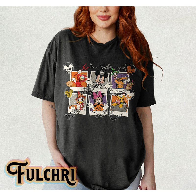 Vintage Portrait Mickey And Friends Halloween Shirt, Disneyland Halloween Shirt, Retro Disney Halloween Shirt, Halloween Party Shirt - 3.jpg