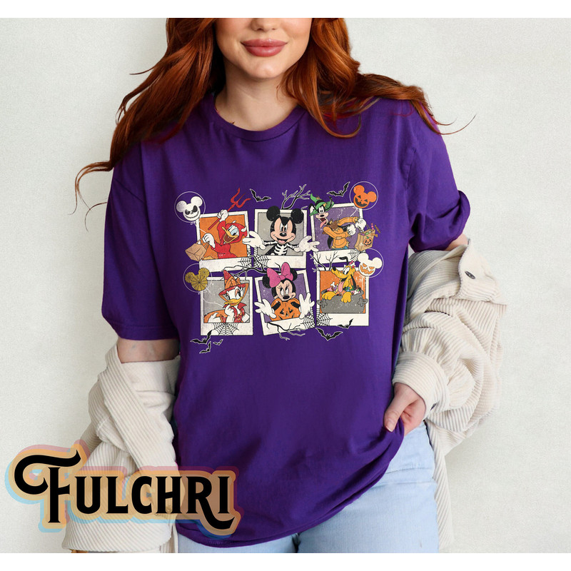 Vintage Portrait Mickey And Friends Halloween Shirt, Disneyland Halloween Shirt, Retro Disney Halloween Shirt, Halloween Party Shirt - 5.jpg