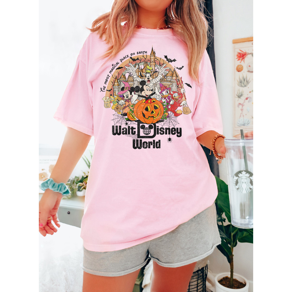 Vintage Walt Disney World Halloween Shirt, Disneyworld Halloween Shirt, Mickey And Friends Halloween Shirt, Disney Family Matching Shirt - 3.jpg