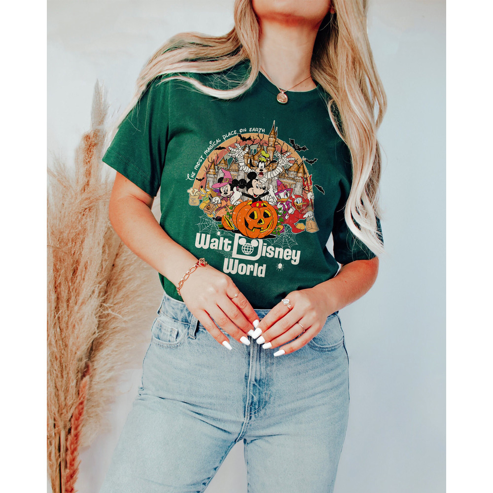 Vintage Walt Disney World Halloween Shirt, Disneyworld Halloween Shirt, Mickey And Friends Halloween Shirt, Disney Family Matching Shirt - 4.jpg