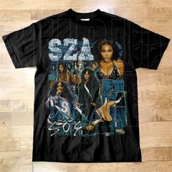 vintage style sza sos t shirt, vintage sza good days shirt, sza 90s shirt, sza new bootleg 90s unisex shirt ss88