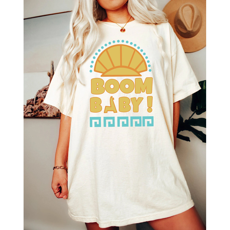 Disney Boom Baby Comfort Color Shirt, Retro Emperor’s New Groove T-Shirt, Disney Kuzco Tee,  Disney Inspired Shirt, Disney Family 2023 Shirt - 2.jpg