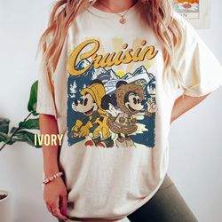 disney cruise line alaska comfort color shirt, vintage mickey minnie disney alaska cruise shirt, disney wonder family cr