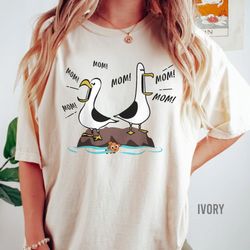 disney mom mom mom nemo seagull comfort colors shirt,  funny nemo tee, finding nemo t-shirt, matching family vacation cl