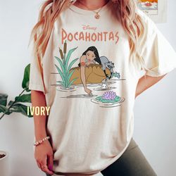 disney pocahontas meeko afternoon dreaming comfort colors shirt, princess pocahontas t-shirt, disneyworld family vacatio