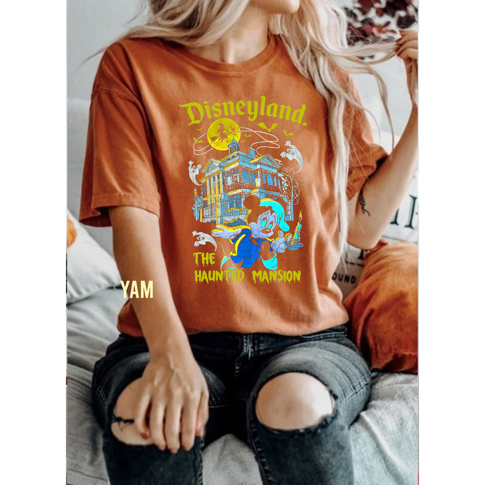 Disneyland Haunted Mansion Comfort Colors Shirt, Mickey Halloween T-Shirt, Disneyland Trip, Trick or Treat Tee, Disney Halloween Party Shirt - 2.jpg