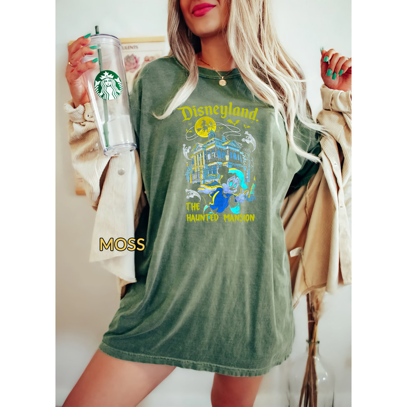 Disneyland Haunted Mansion Comfort Colors Shirt, Mickey Halloween T-Shirt, Disneyland Trip, Trick or Treat Tee, Disney Halloween Party Shirt - 3.jpg