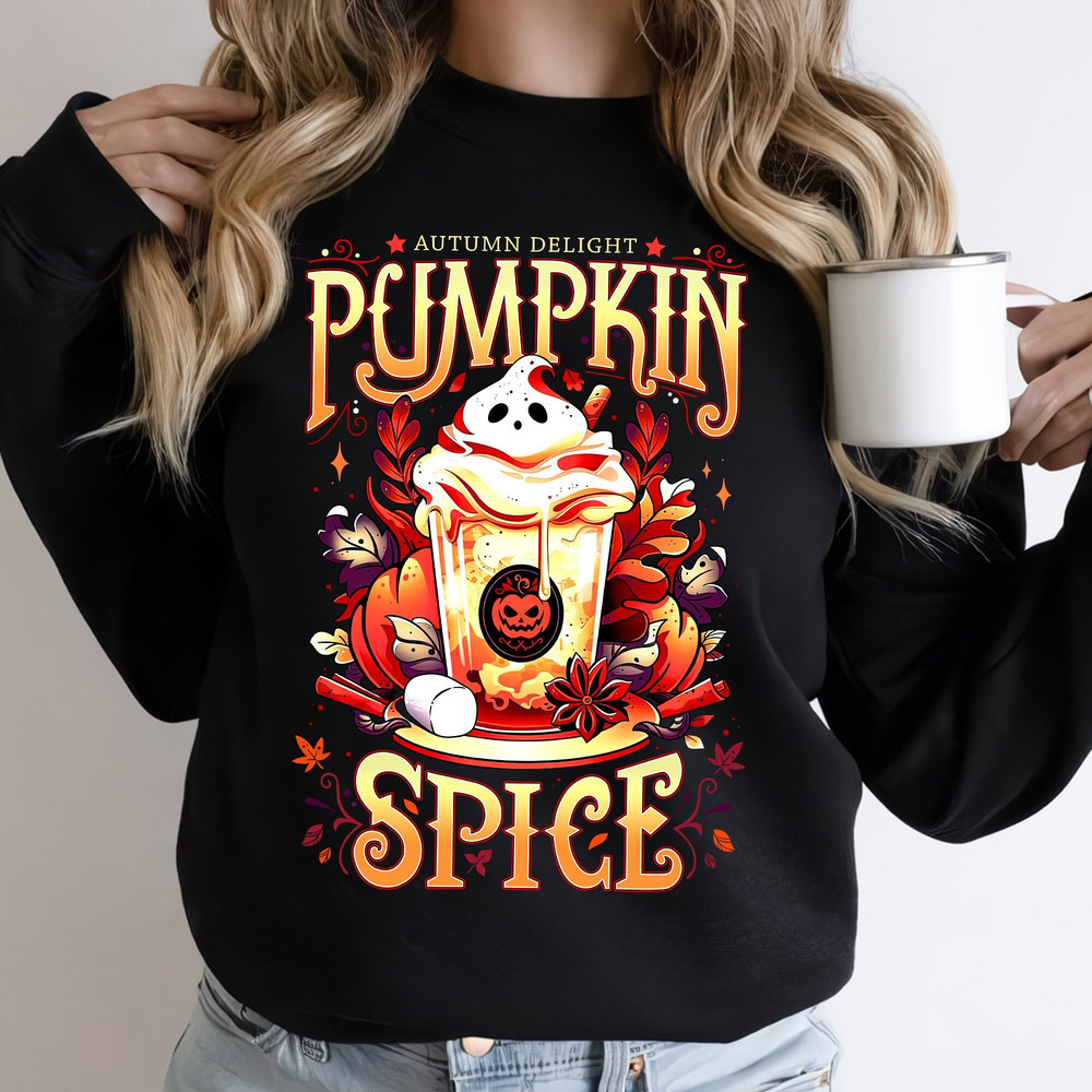 Funny Halloween Pumpkin Spice Sweater, Retro Halloweentown Comfort Color Shirt, Spooky Season Shirt, Disney Halloween Shirt,Disney Halloween - 2.jpg