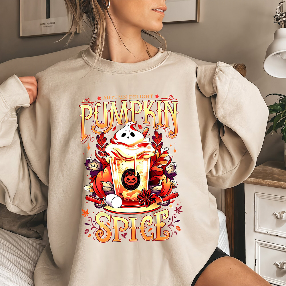 Funny Halloween Pumpkin Spice Sweater, Retro Halloweentown Comfort Color Shirt, Spooky Season Shirt, Disney Halloween Shirt,Disney Halloween - 4.jpg
