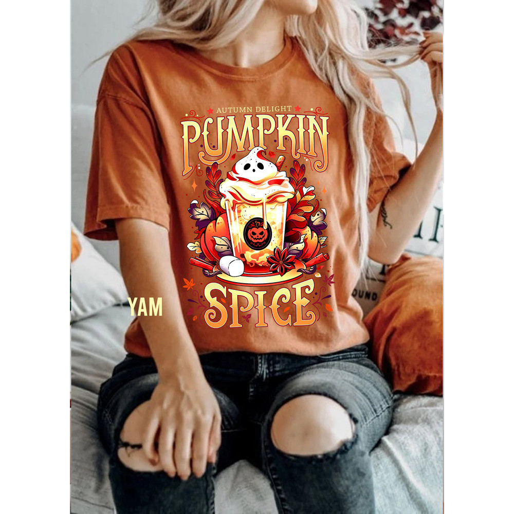 Funny Halloween Pumpkin Spice Sweater, Retro Halloweentown Comfort Color Shirt, Spooky Season Shirt, Disney Halloween Shirt,Disney Halloween - 5.jpg
