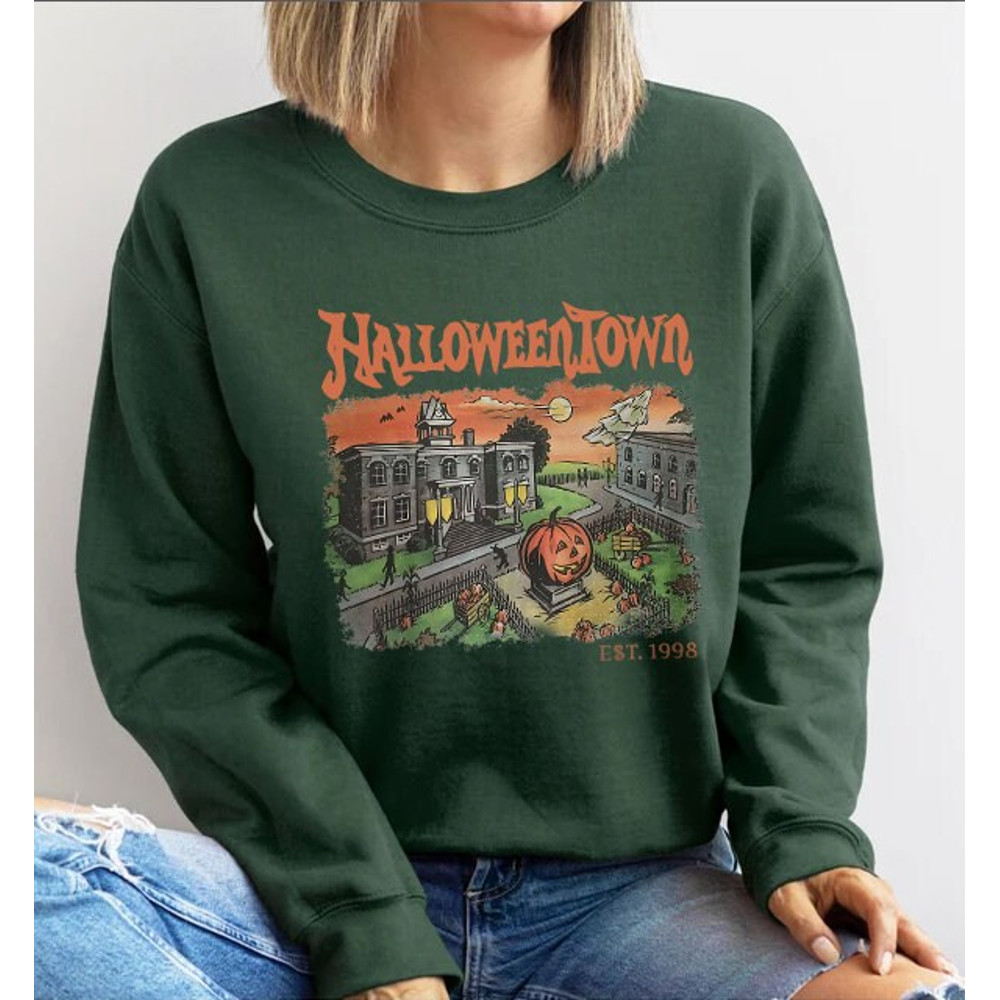 Halloweentown Spooky Sweatshirt, Vintage Halloweentown Shirt, Halloween Party 2023, Funny Halloween Shirt, Halloween Gift, Disney Halloween - 4.jpg