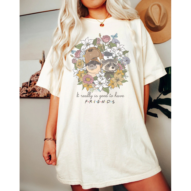 It Really Is Good To Have Friends Comfort Color Shirt, Lylla Rocket Teefs Floor Guardians of the Galaxy 3 T-Shirt, Rocket The Racoon Tee - 1.jpg