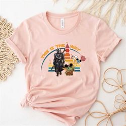 this is the way shirt, the mandalorian shirt, star war shirt, baby yoda mandalorian shirt, star war galaxy edge shirt, d