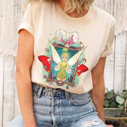 vintage 90s disney tinker bell shirt, vintage tinkerbell shirt, peter pan shirt,fairy magical shirt,disneyworld shirts,d