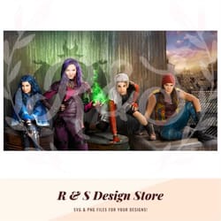 descendants, villain, long live evil, tumbler, png.