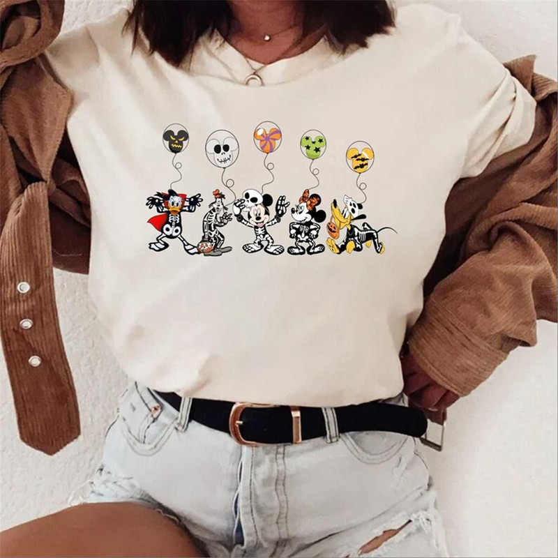 MR1682023181153vintagedisneymickeyandfriendshalloweenteamshirtdisneyimage1jpg