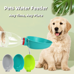 portable dog drinking bowl, outdoor water feeding pet, outside water cup dog kettle