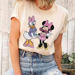 disneyworld characters shirt, floral minnie shirt, disney girl trip shirt, besties trip shirt,disney park,vintage disney