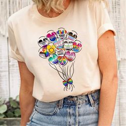 vintage disney pride nite 2023 lgbt shirt, disney pride shirt, disney balloons lgbt shirt,lgbtq disney couple shirt,disn