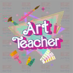 teach them love them watch them grow, wildflower art teacher png, gift for art teacher, artist, painting, back to school