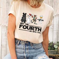 disney star wars shirt, may the fourth be with you star wars shirt, galaxy's edge disney shirt, star wars mickey shirts,