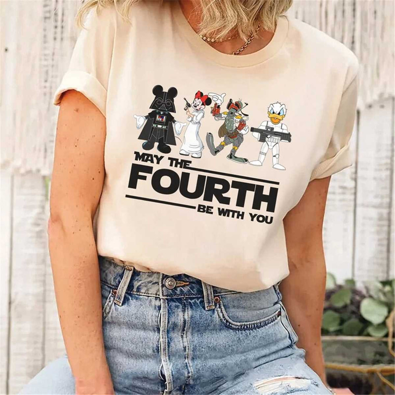 MR1682023192237disneystarwarsshirtmaythefourthbewithyoustarwarsimage1jpg