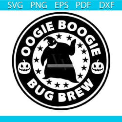 oogie boogie bug brew svg, halloween svg, halloween ghost svg