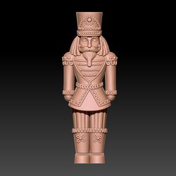 3D STL Model file Christmas toy for the Nutcracker holiday for dolls for 3D printing