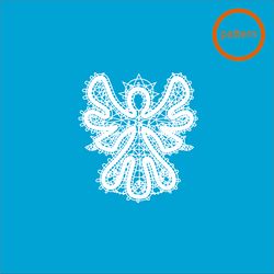 bobbin lace pattern angel lace souvenir printable