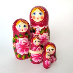 Matryoshka, Nesting doll, Stacking doll, Russian doll, Wooden doll, Matrioshka
