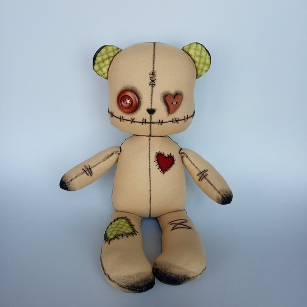 creepy-cute-teddy-bear-handmade