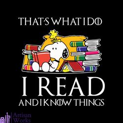 thats what i do svg, disney svg, snoopy svg, peanuts svg, disneyland svg, disney movie svg, cute snoopy svg, reading svg
