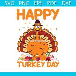 happy turkey day svg, thanksgiving svg, turkey svg, chicken svg, happy turkey svg