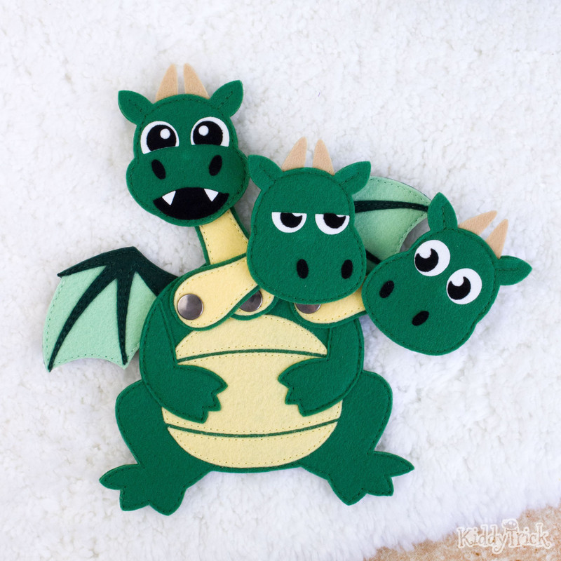 3 Headed Felt Dragon (5).jpg