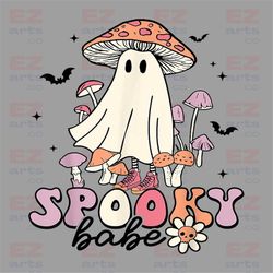 spooky babe ghost halloween png, spooky vibes funny design png, halloween quote png, halloween png, halloween gift, funn