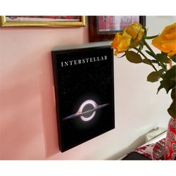interstellar poster, space wall art poster, no framed, gift