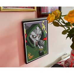singer mf doom poster, music poster, no framed, gift
