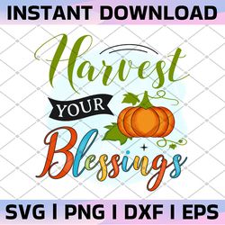 harvest blessings png thanksgiving png, thanksgiving turkey, fall autumn sublimation, thanksgiving png digital download