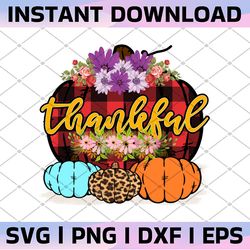 thankful png | sublimation design | fall png print | autumn sublimation | pumpkin png | leopard png